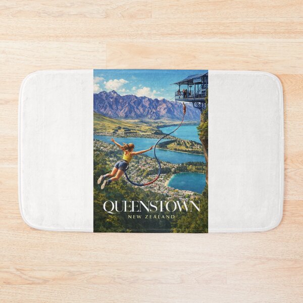 Item preview, Queenstown Kawarau Gorge Bungy Jump Southern Alps Lake Wakatipu New Zealand designed and sold by Places On Earth.