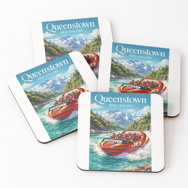 Item preview, Queenstown Shotover River Jet Boat Southern Alps Otago Adventure New Zealand designed and sold by Places On Earth.
