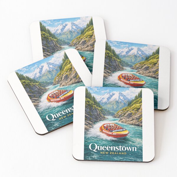 Item preview, Queenstown Shotover Canyon Jet Boat Lake Wakatipu Southern Alps New Zealand designed and sold by Places On Earth.