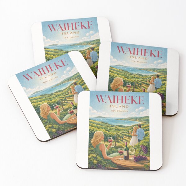 Item preview, Waiheke Island Oneroa Beach Vineyard Hauraki Gulf Auckland New Zealand designed and sold by Places On Earth.
