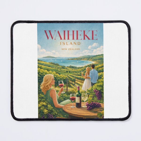 Item preview, Waiheke Island Oneroa Beach Vineyard Hauraki Gulf Auckland New Zealand designed and sold by Places On Earth.