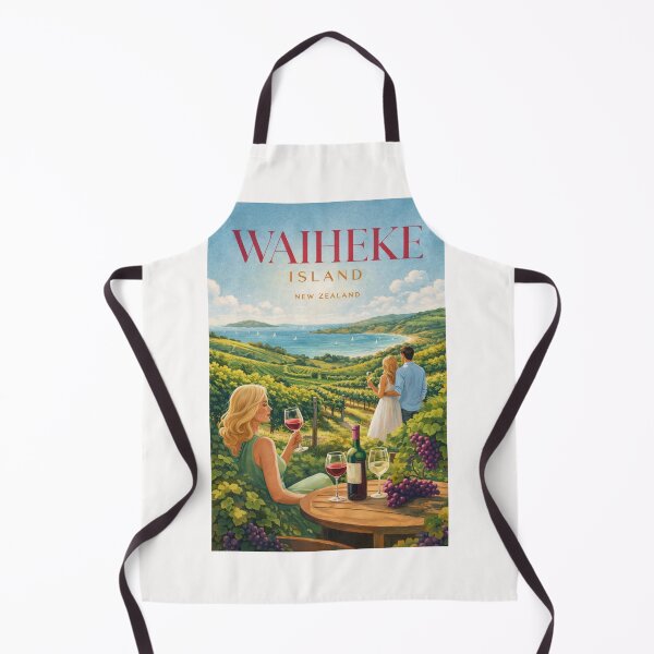 Item preview, Waiheke Island Oneroa Beach Vineyard Hauraki Gulf Auckland New Zealand designed and sold by Places On Earth.