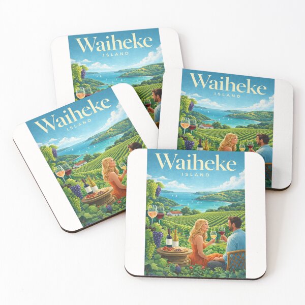Item preview, Waiheke Island Onetangi Beach Vineyards Hauraki Gulf Auckland Region New Zealand designed and sold by Places On Earth.