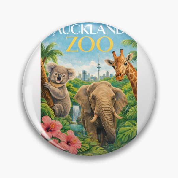 Item preview, Auckland Zoo Western Springs Auckland Skyline Sky Tower New Zealand designed and sold by Places On Earth.