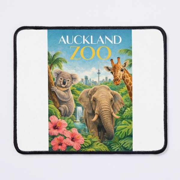 Item preview, Auckland Zoo Western Springs Auckland Skyline Sky Tower New Zealand designed and sold by Places On Earth.