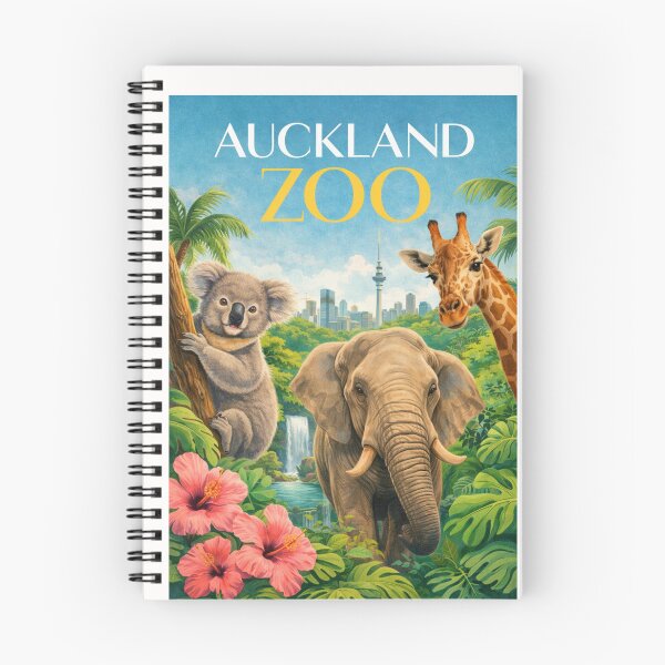 Item preview, Auckland Zoo Western Springs Auckland Skyline Sky Tower New Zealand designed and sold by Places On Earth.