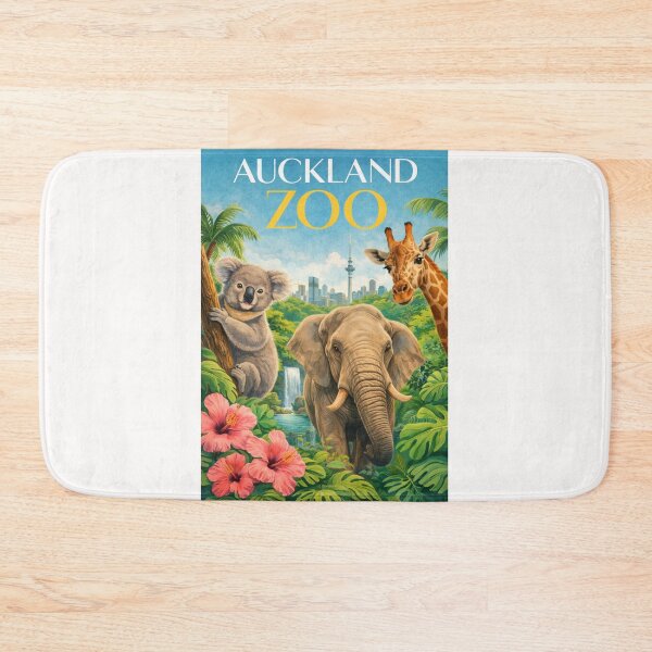 Item preview, Auckland Zoo Western Springs Auckland Skyline Sky Tower New Zealand designed and sold by Places On Earth.