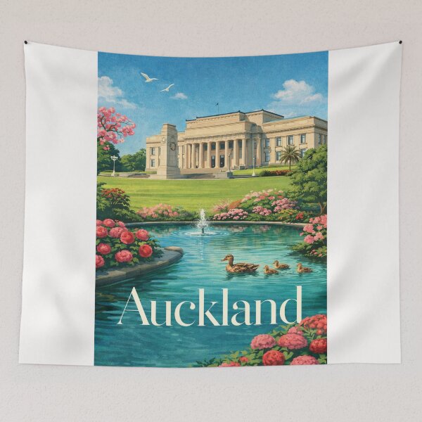 Item preview, Auckland Domain War Memorial Museum Parnell Gardens New Zealand designed and sold by Places On Earth.