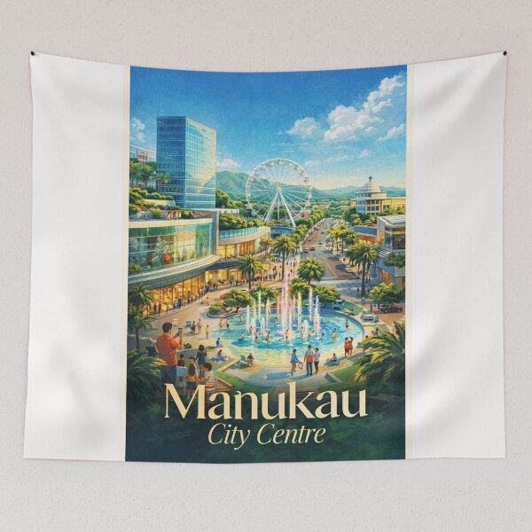 Item preview, Manukau City Centre South Auckland Rainbow’s End Westfield Manukau New Zealand designed and sold by Places On Earth.