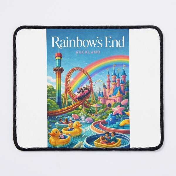 Item preview, Rainbows End Auckland Theme Park with Rainbow Coaster and Fairy Tale Castle designed and sold by Places On Earth.