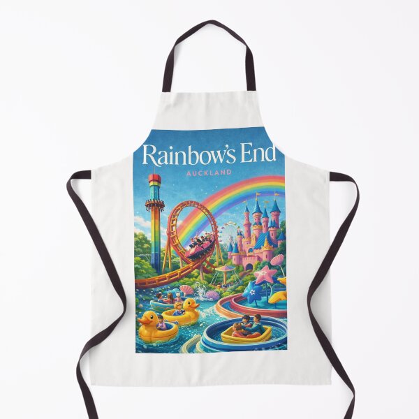 Item preview, Rainbows End Auckland Theme Park with Rainbow Coaster and Fairy Tale Castle designed and sold by Places On Earth.