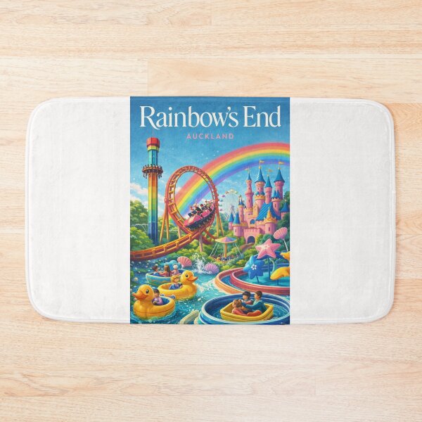 Item preview, Rainbows End Auckland Theme Park with Rainbow Coaster and Fairy Tale Castle designed and sold by Places On Earth.