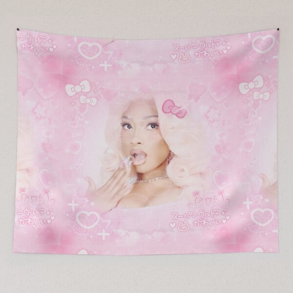 Item preview, Kawaii Megan Thee Stallion Photocard designed and sold by ThePink-Shop.