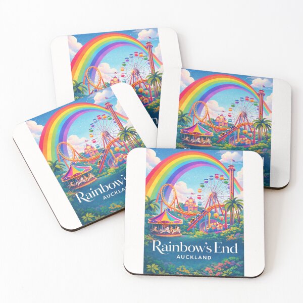 Item preview, Rainbow’s End Auckland Skyline with Ferris Wheel and Manukau Attractions designed and sold by Places On Earth.
