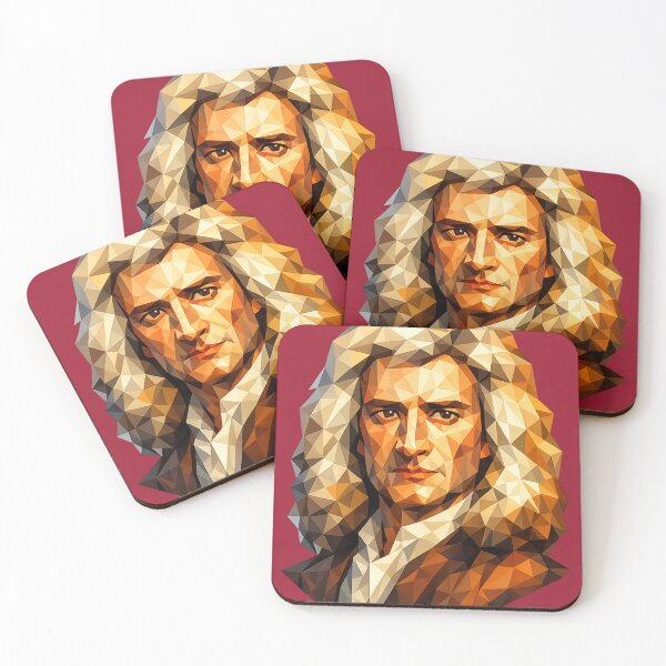 Item preview, Low Poly Isaac Newton designed and sold by AndreBarnard.