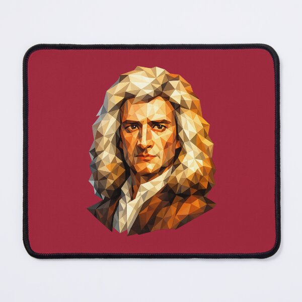 Item preview, Low Poly Isaac Newton designed and sold by AndreBarnard.