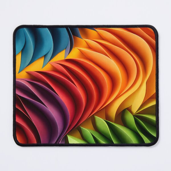 Item preview, Colorful Layered Paper Abstract Wall Art designed and sold by Kaleidoscope Print.