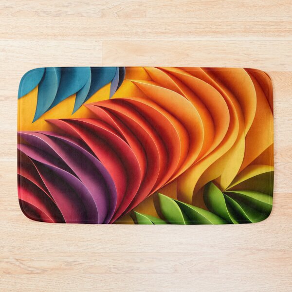 Item preview, Colorful Layered Paper Abstract Wall Art designed and sold by Kaleidoscope Print.