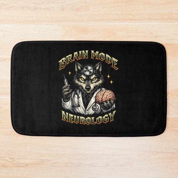 Item preview, Brain Mode Neurology – Wolf Neurologist Brain Doctor Design designed and sold by ClinicalHubs.