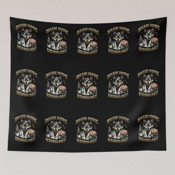 Item preview, Brain Mode Neurology – Wolf Neurologist Brain Doctor Design designed and sold by ClinicalHubs.