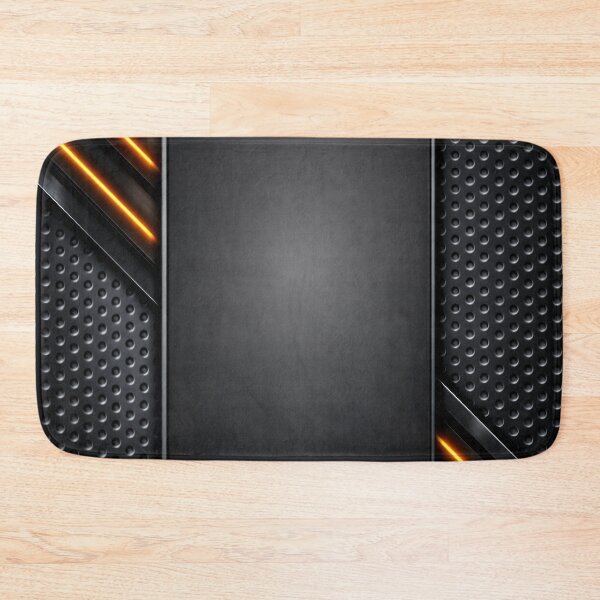 Item preview, Futuristic Black Metal Neon Tech Background designed and sold by Kaleidoscope Print.