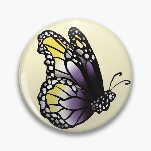 Item preview, Non-Binary Pride Butterfly designed and sold by Jesskateart.