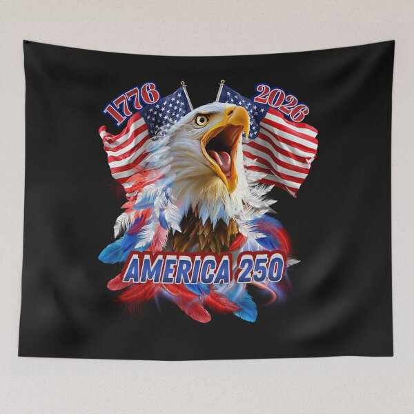 Item preview, Eagle (America 250 Shout) designed and sold by Tripp Art Studio.