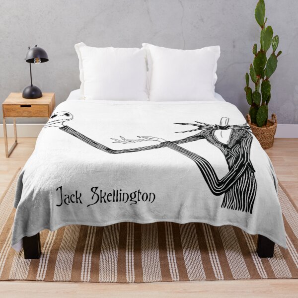 Item preview, Jack Skellington · Black and White Illustration · Gothic Character · Vintage Animation Art Print - Calligraphy designed and sold by Atropa Parcae.