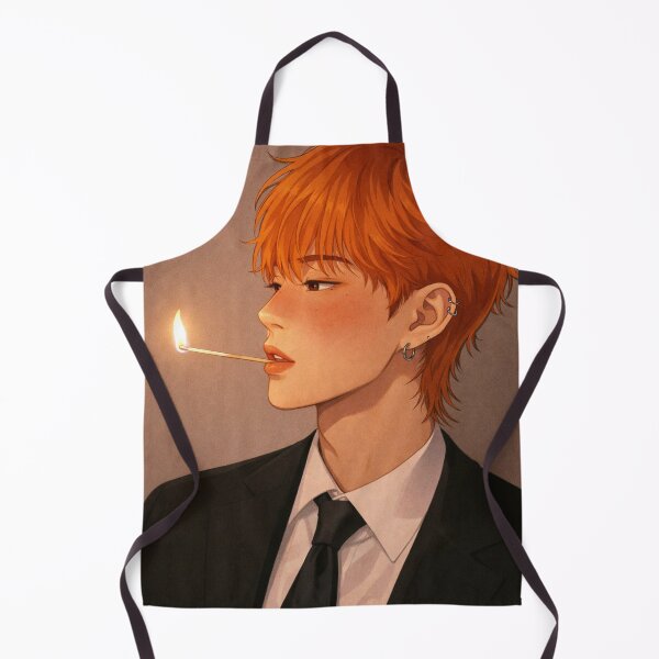 Item preview, anime guy smoking designed and sold by lilypadblue.