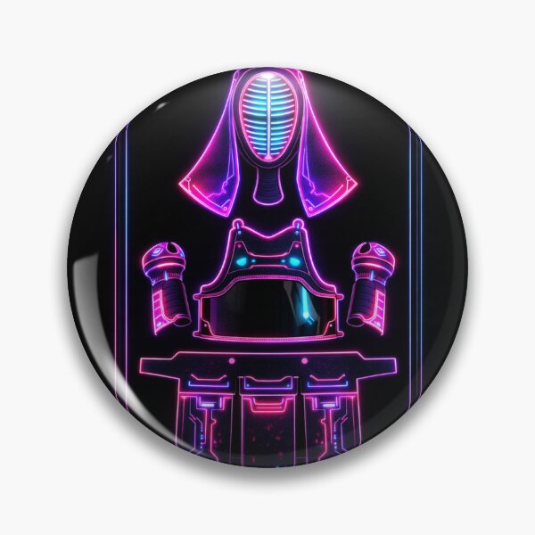 Item preview, BOGU: Cyber-Neon Armor - 剣道防具 designed and sold by NYAO-YUUKI.