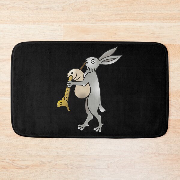 Item preview, Medieval Marginalia Bard Bunny Playing Music designed and sold by amziwcfogwz22.