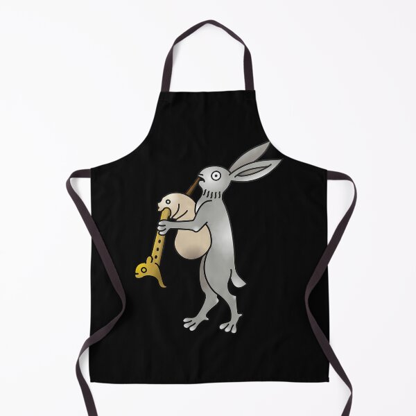 Item preview, Medieval Marginalia Bard Bunny Playing Music designed and sold by amziwcfogwz22.