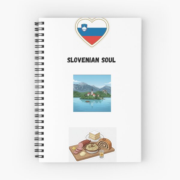 Item preview, Slovenian Soul - Slovenia pride Design with Lake Bled and traditional food  designed and sold by Mastalina99.