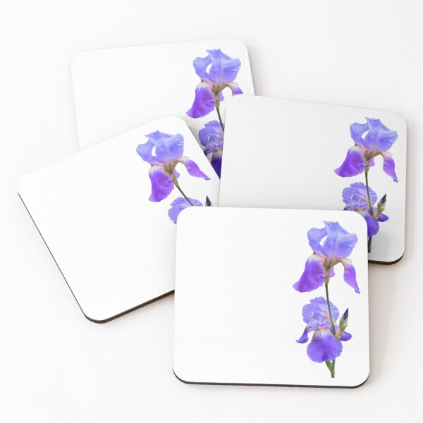 Item preview, Gorgeous Iris Purple Exotic on White Shapes Mania  designed and sold by Shapes-Mania.