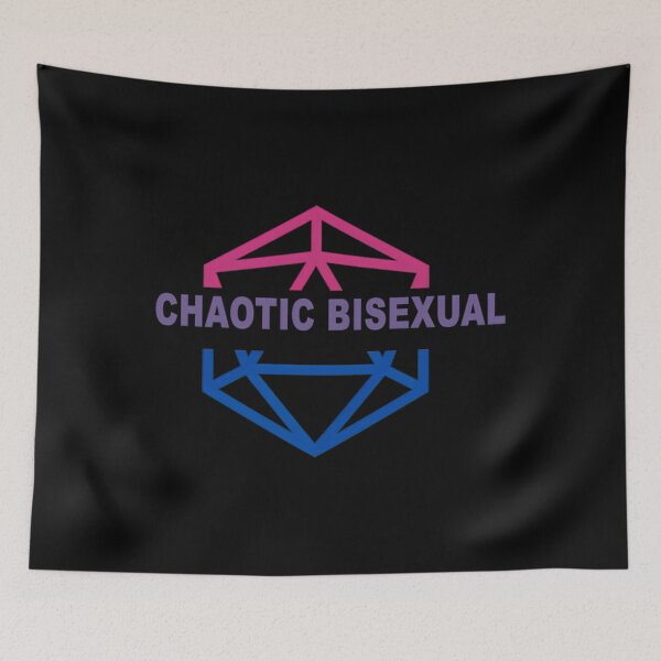 Item preview, Chaotic Bisexual Blue D20 Dice RPG Art designed and sold by amziwcfogwz22.