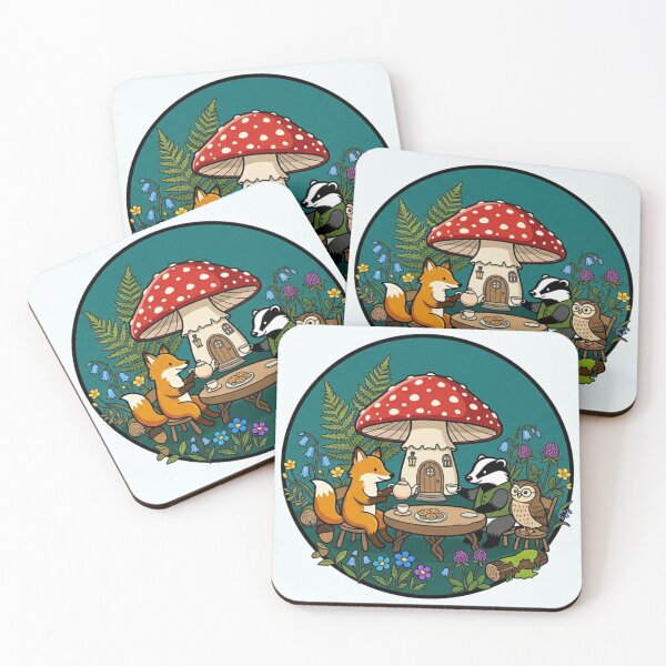 Item preview, Midnight Forest Tea Party designed and sold by radhikakgarg14.