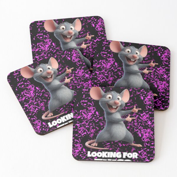 Item preview, Funny Excited Grey Mouse - Looking For This? Cartoon Sticker designed and sold by M.Store.