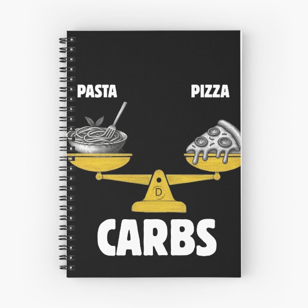Item preview, Sarcastic Italian Food Carb Dilemma: Pasta vs Pizza (Dark Version) designed and sold by TheItaliandilemma.