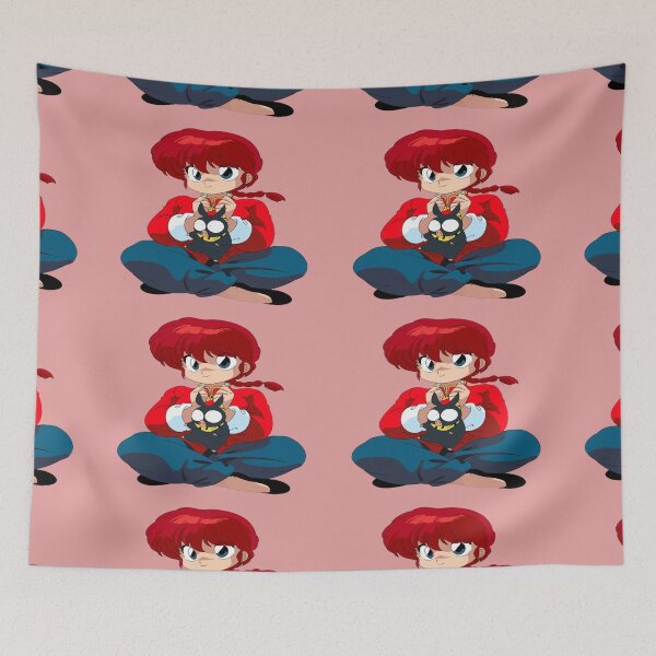 Item preview, Ranma Saotome and P-chan designed and sold by Oldvan08.
