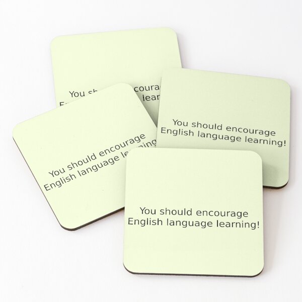 Item preview, You should encourage English language learning! designed and sold by English Learning.