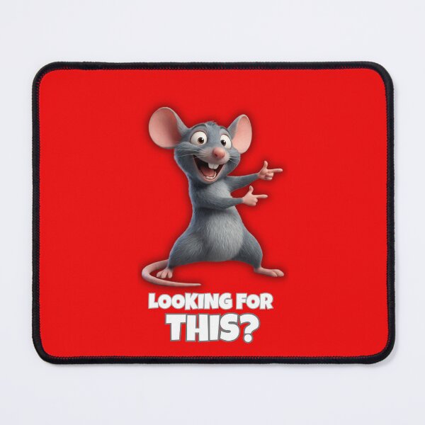 Item preview, Funny Excited Grey Mouse - Looking For This? Cartoon Sticker designed and sold by M.Store.