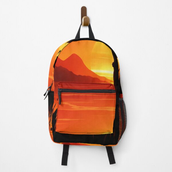 Item preview, Romantic Sunset Silhouette Couple by the Lake designed and sold by ArtoryNest.