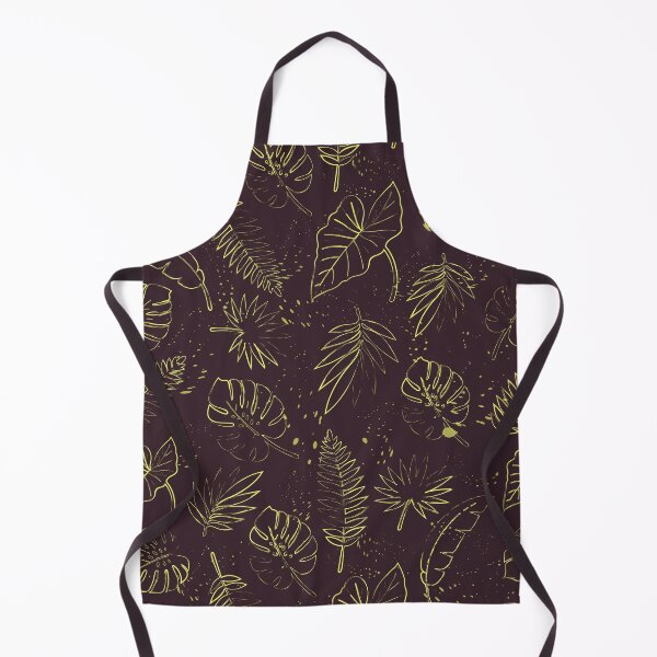 Item preview, Golden Tropical Leaves & Jungle Palms Seamless Pattern designed and sold by Liliia-Ulizko.