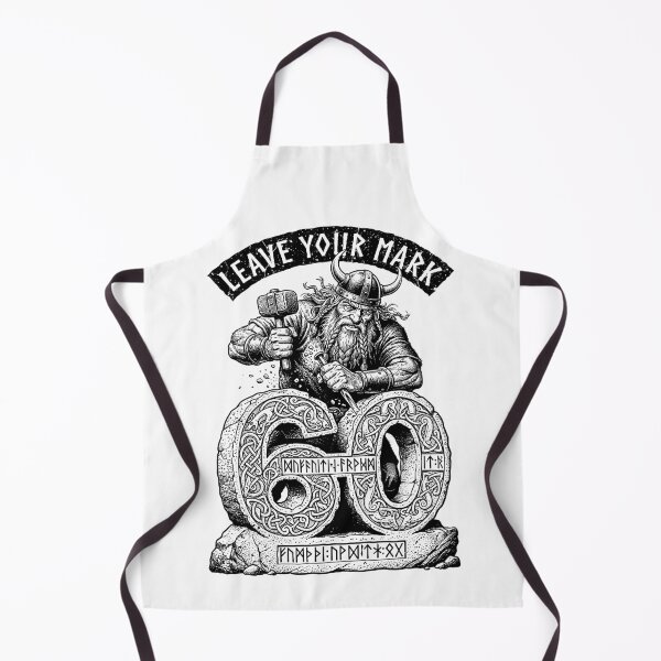 Item preview, 60th Birthday Viking Old Man Runestone Funny Norse Warrior designed and sold by GrandeDuc.