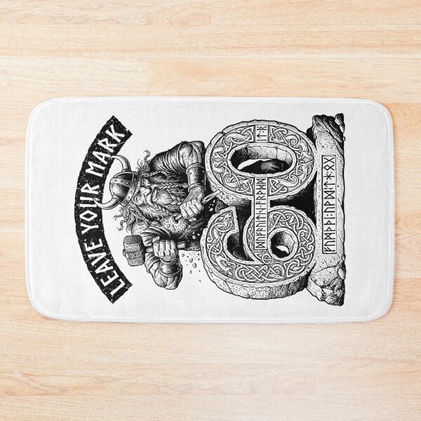 Item preview, 60th Birthday Viking Old Man Runestone Funny Norse Warrior designed and sold by GrandeDuc.