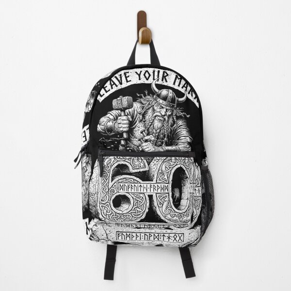 Item preview, 60th Birthday Viking Old Man Runestone Funny Norse Warrior designed and sold by GrandeDuc.