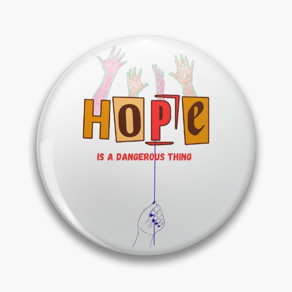 Item preview, Hope Is a Dangerous Thing – Dark Minimalist Aesthetic Art designed and sold by Panda-creates.