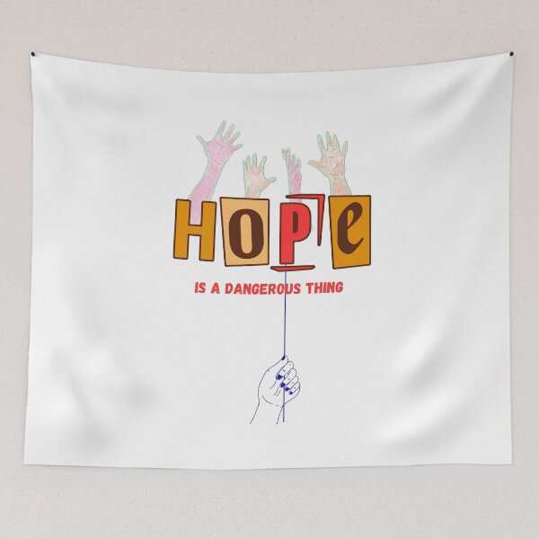 Item preview, Hope Is a Dangerous Thing – Dark Minimalist Aesthetic Art designed and sold by Panda-creates.