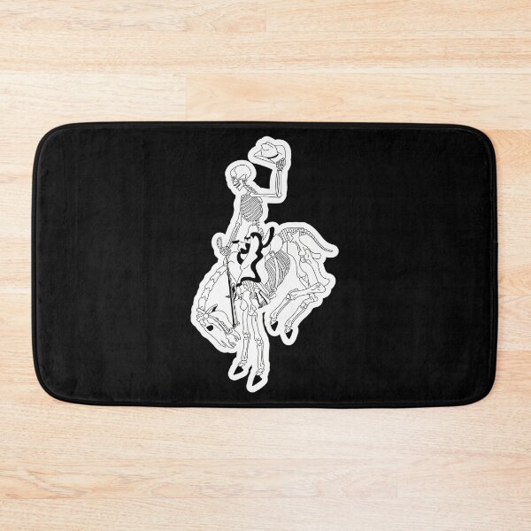 Item preview, Bucking Bronco Skeleton Cowboy Western Art designed and sold by amziwcfogwz22.