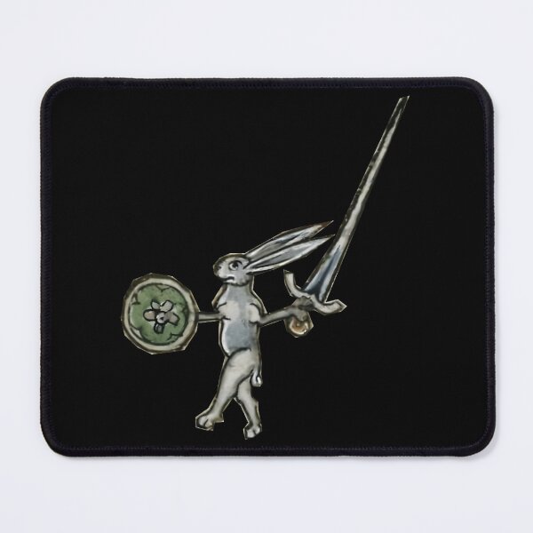 Item preview, Bizarre Medieval Marginalia Battle Bunny designed and sold by amziwcfogwz22.